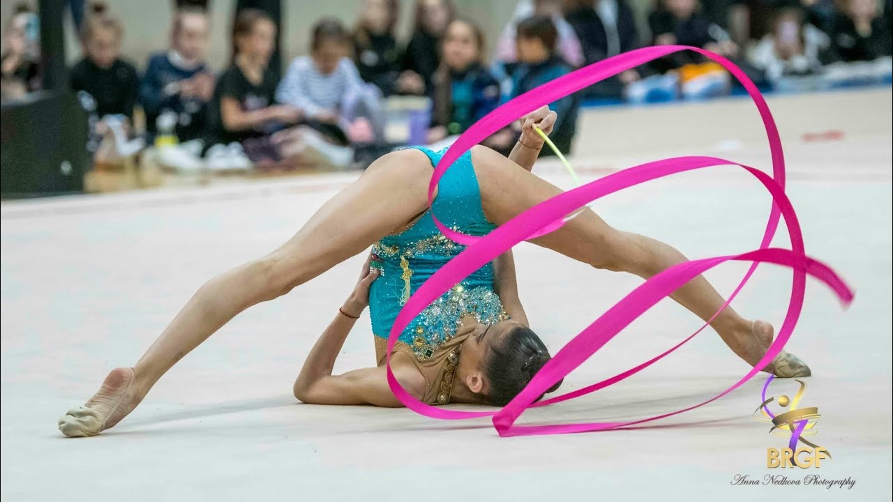 Aleksa Rasheva (BUL) ribbon 2025 - JUNIOR