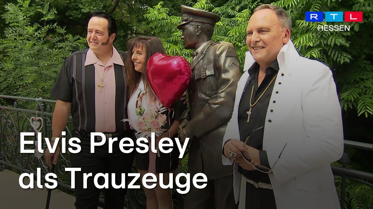 Elvis Hochzeit in Bad Nauheim: Carmen und Gerd Rapp geben sich das Jawort!