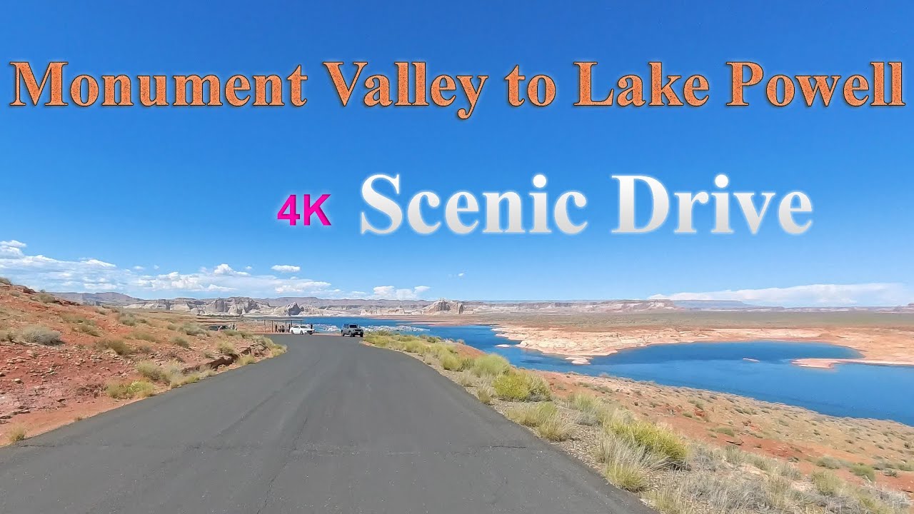 Monument Valley to Page Lake Powell Scenic Drive 4K