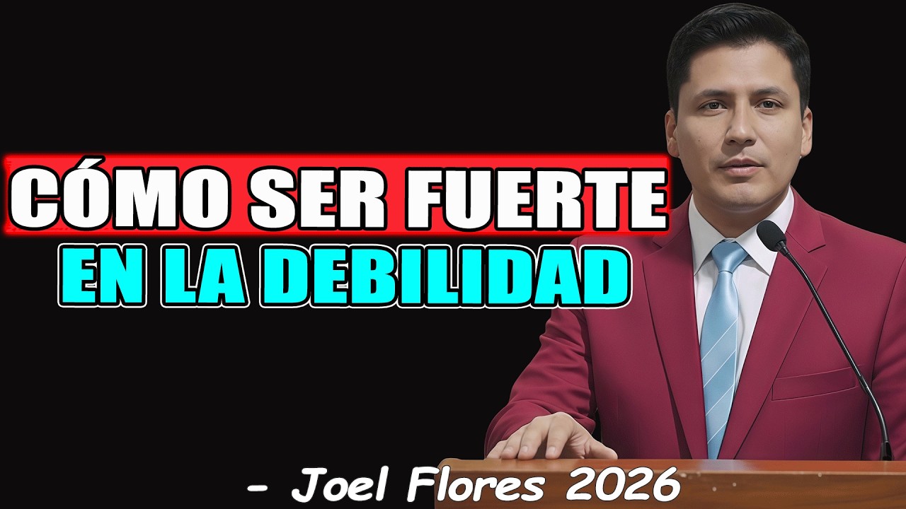 CÓMO SER FUERTE EN LA DEBILIDAD - Joel Flores 2026