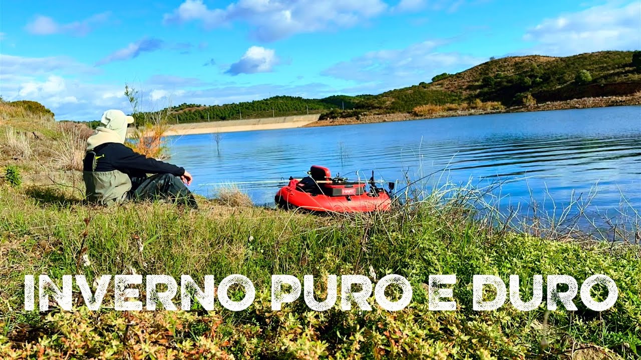 Inverno PURO e DURO (Pesca ao Achig&atilde;) ❄️🎣