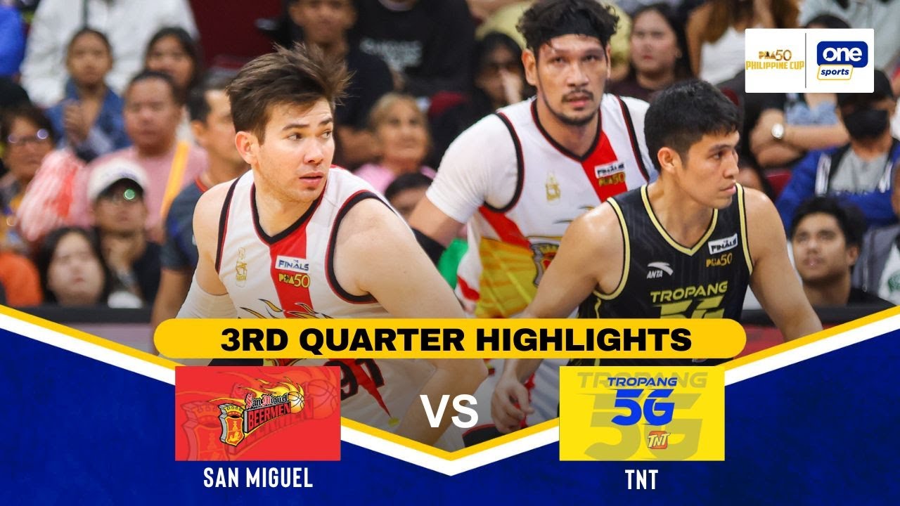TNT vs. SAN MIGUEL | FINALS GAME 3 | 3RD QUARTER HIGHLIGHTS | PBA SEASON 50 PHILIPPINE CUP