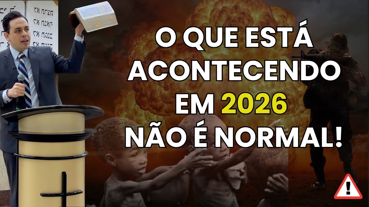 O que está acontecendo em 2️⃣0️⃣2️⃣6️⃣ não é normal! | Pastor Assuéro Benjamim 