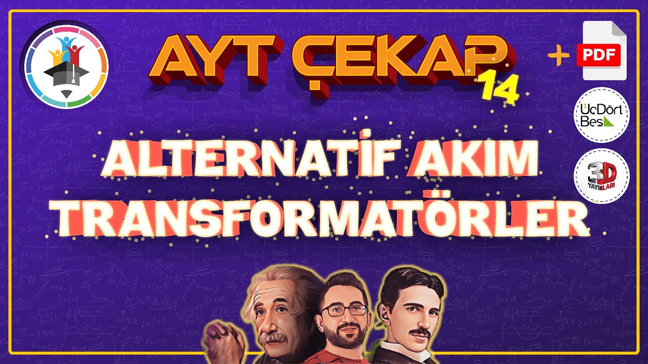 AYT Fizik ÇEKAP -14 | Alternatif Akım ve Transformatörler | 2023 #çekapfizik