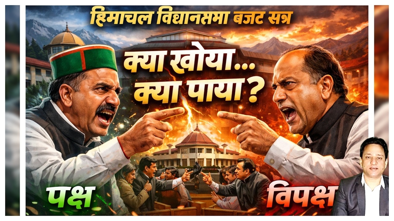 क्या खोया-क्या पाया... बजट सत्र हिमाचल प्रदेश..!|| Aawaz Bharatvarsh ||
