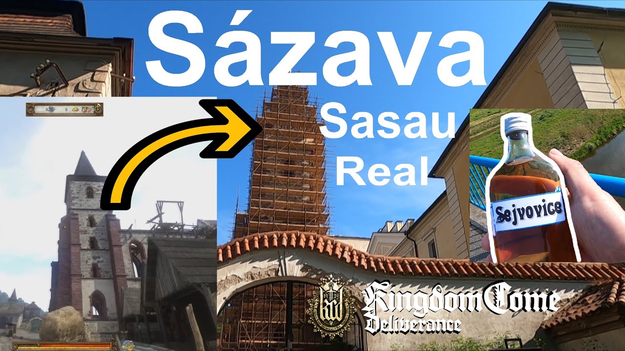 Sázava - Sasau - Real Life - Po stopách Kingdom Come Deliverance