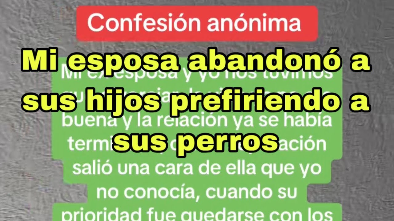 Me DIVORCIE y mi esposa prefiero llevarse a los perros abandonar a sus hijos- Chisme Completo
