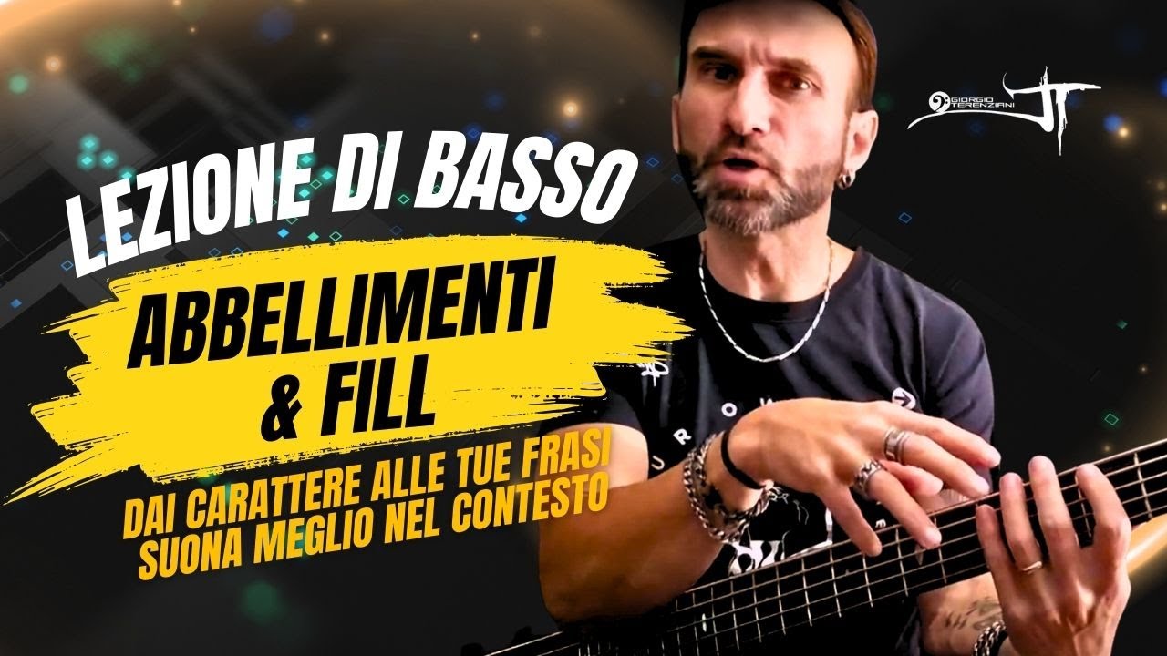 Lezione di basso elettrico - Abbellimenti e Fill come suonare meglio