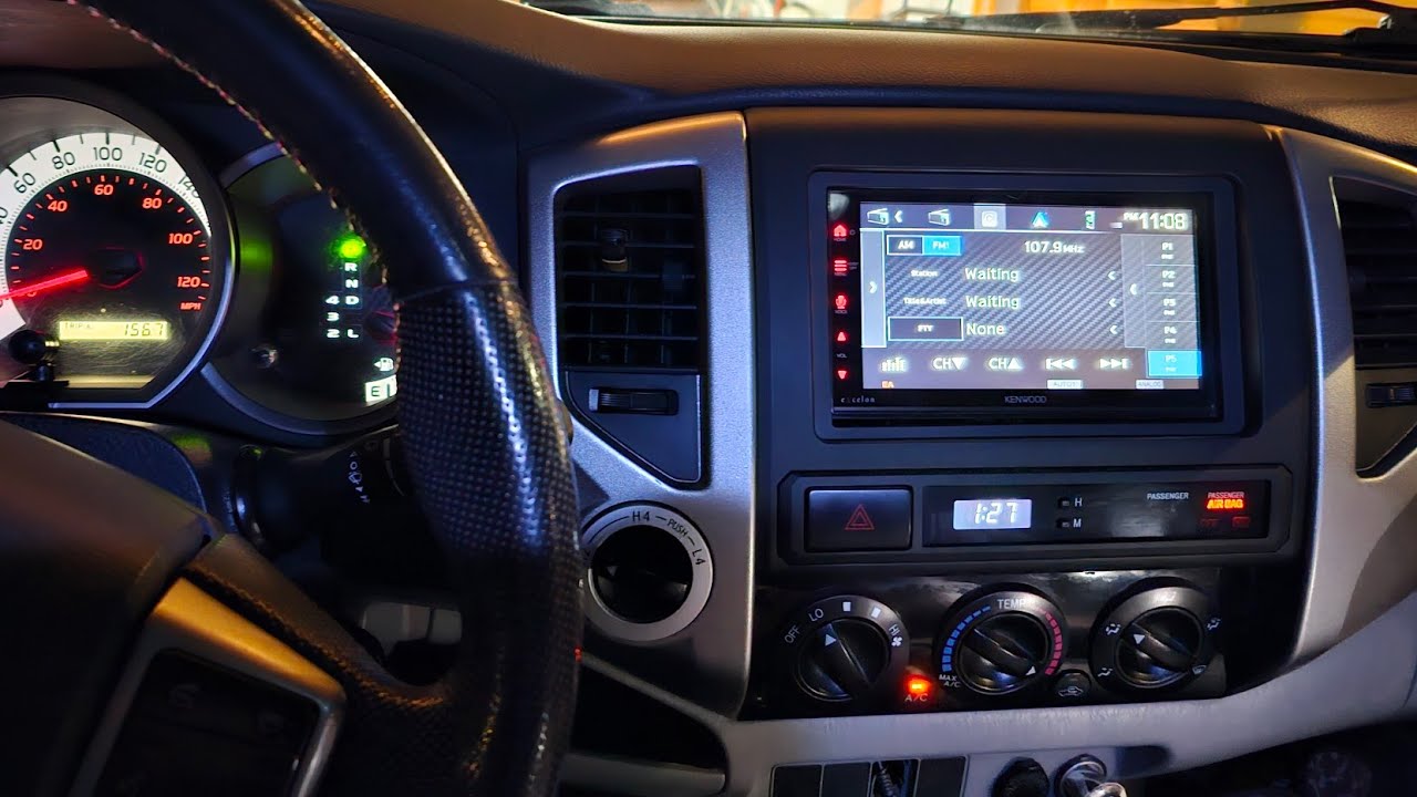 HOW TO INSTALL STEREO AND SUBWOOFER TOYOTA TACOMA 2012