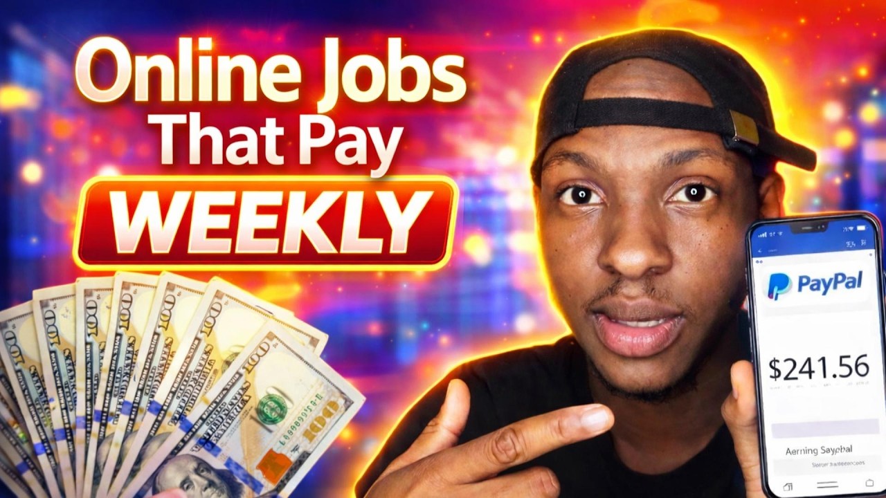 Online jobs that pay weekly in 2026