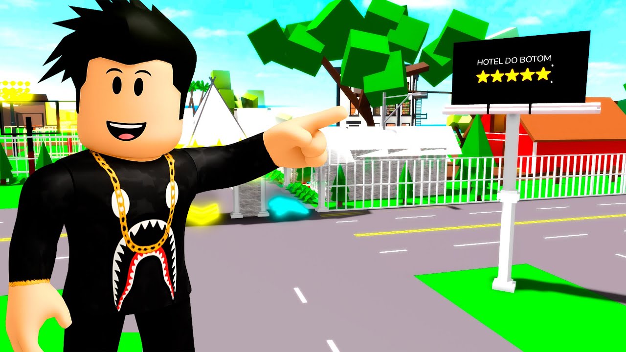 CONSTRU&Iacute; UM HOTEL DE 5 ESTRELAS NO BROOKHAVEN - Roblox