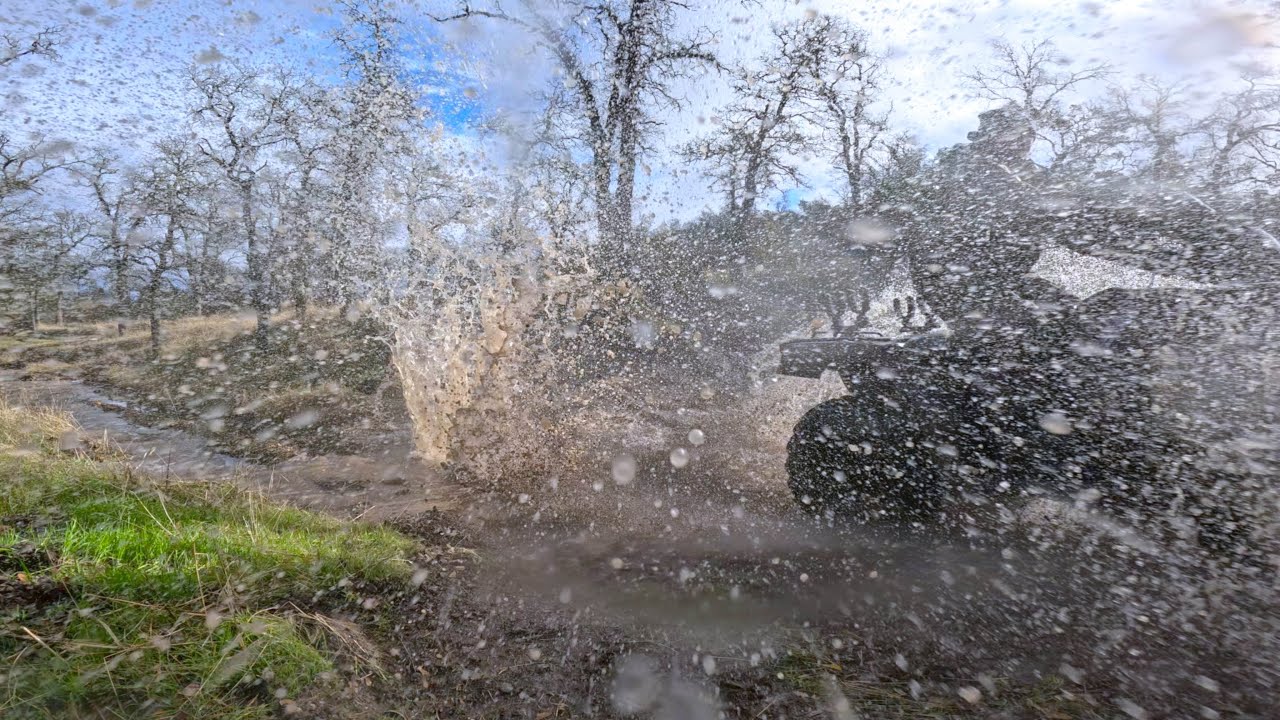 Wet muddy day at the YDMX Ranch December 2024