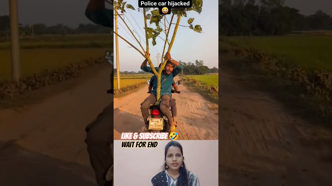 Funny Video 😂 Police Car Hijacked 🤪 