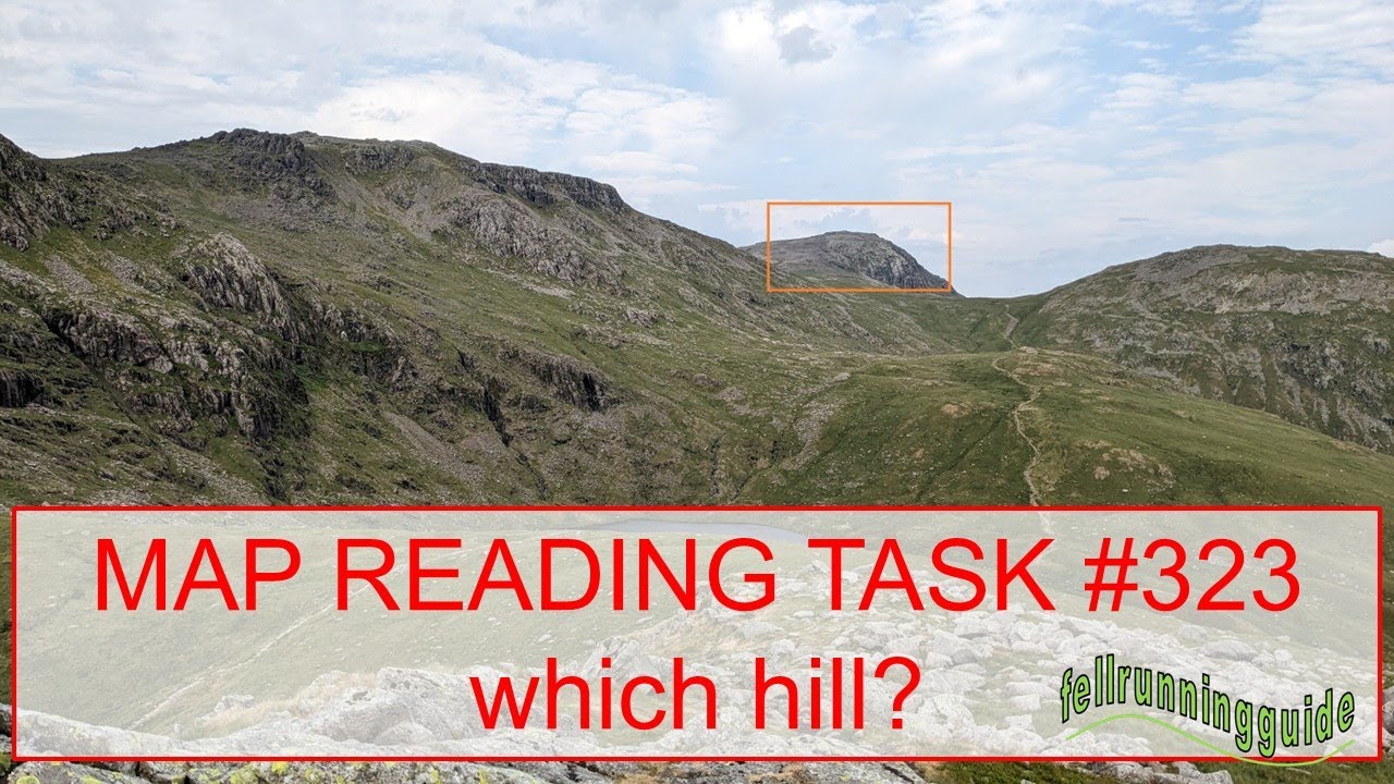 Map Reading Task 323 - Identify the Lake District summit