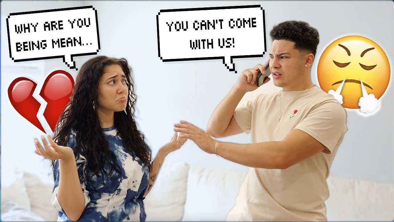 MAKING MY GIRLFRIEND FEEL LEFT OUT TO SEE HER REACTION!! *SHE CRIED*
