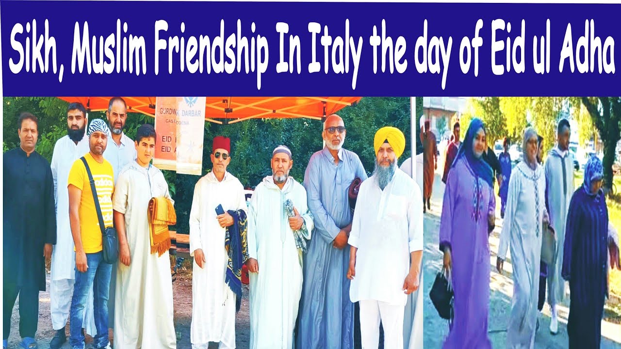 Sikh,Muslim Friendship in Italy the day of Eid ul Adha || Ctn Punjabi Tv