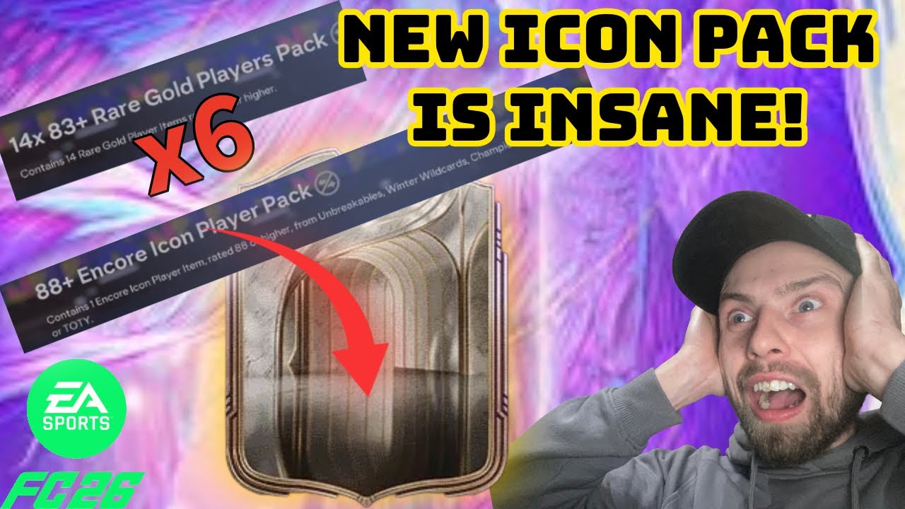 This New Icon Pack Is Insane! 🔥 FC26 ULTIMATE TEAM PACK OPENING!