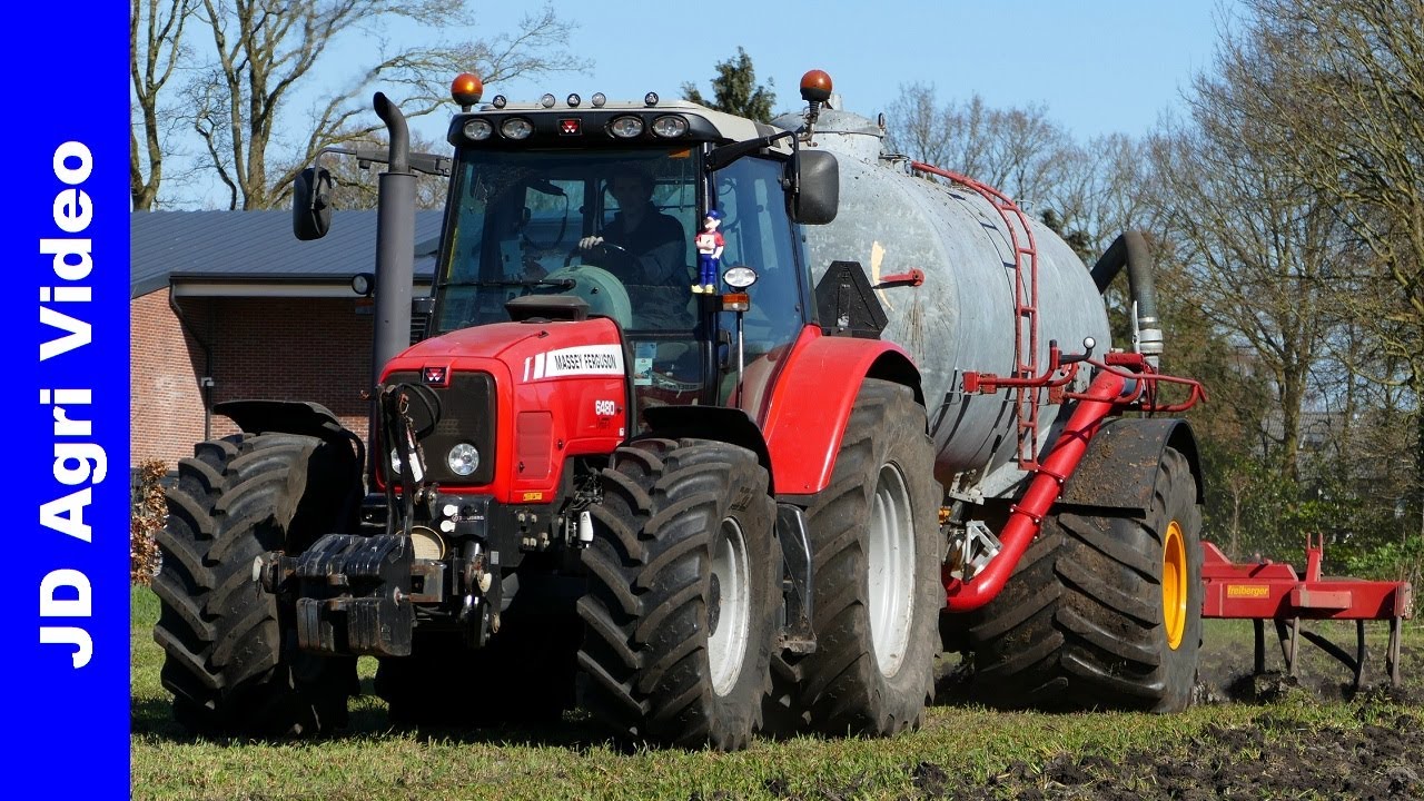 Massey Ferguson 6480 | Bouwland bemesten | Injection slurry | Gülleeinarbeitung | de Weerd Elspeet