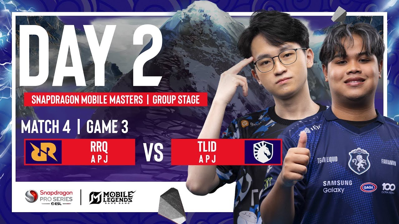 RRQ VS TLID | SPS Mobile Masters Playoffs | MLBB | Day 2 | Match 4 Game 3