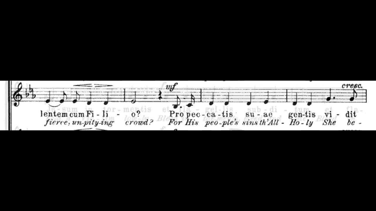 Stabat Mater - Rheinberger (Alto- 2 - Quis est homo)