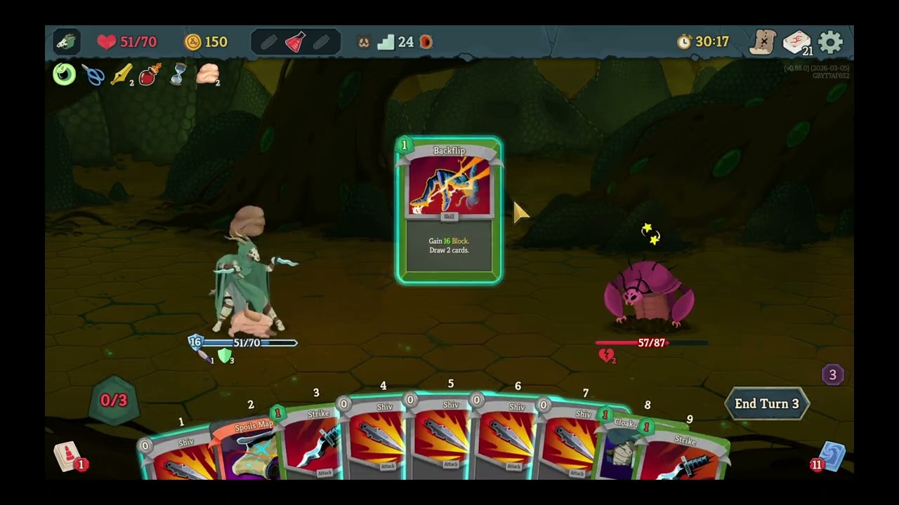 Climbing the Spire again! Slay the Spire II - Shiv deck