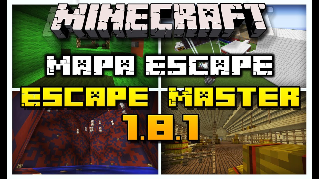 Minecraft 1.8.1 Mapa Escape - 