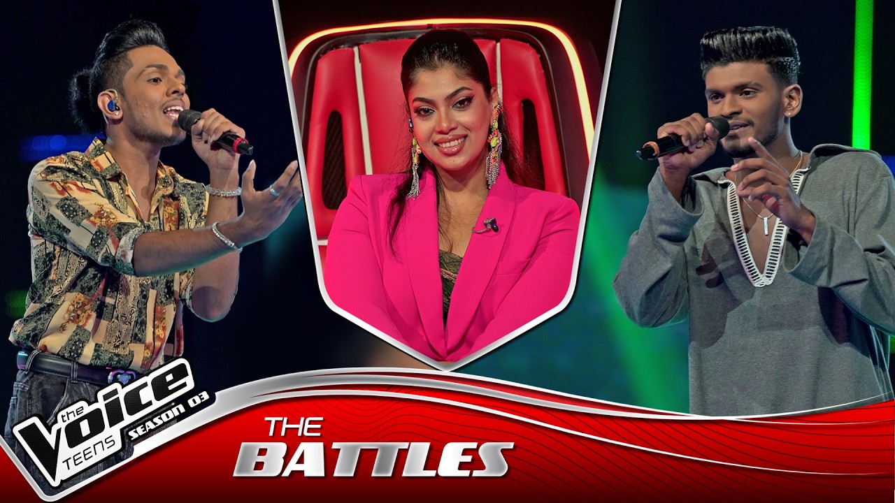 Mandil Vs Vihanga | Muhuda Hadana( මුහුද හඬන ) | The Battles | The Voice Teens Sri Lanka S3