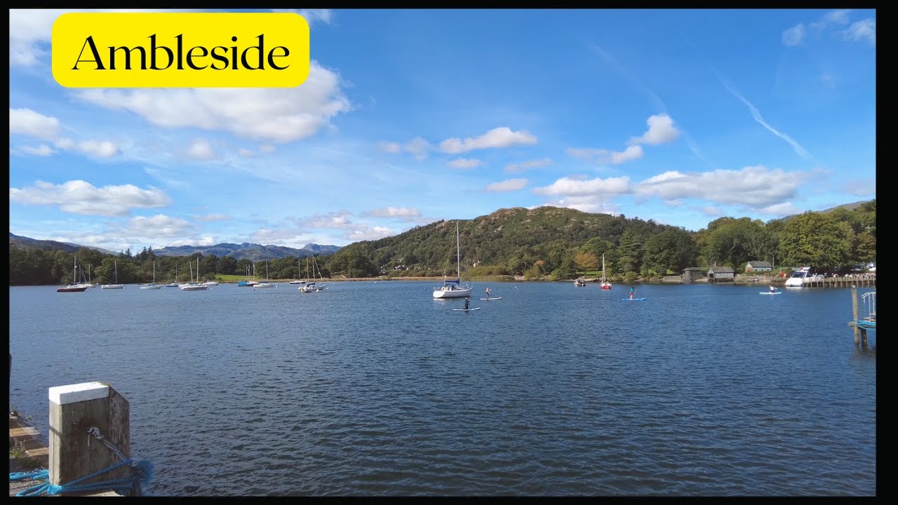 AMBLESIDE VIRTUAL WALK 2022 | LAKE DISTRICT | TOWN AND CITY WALKS 2022