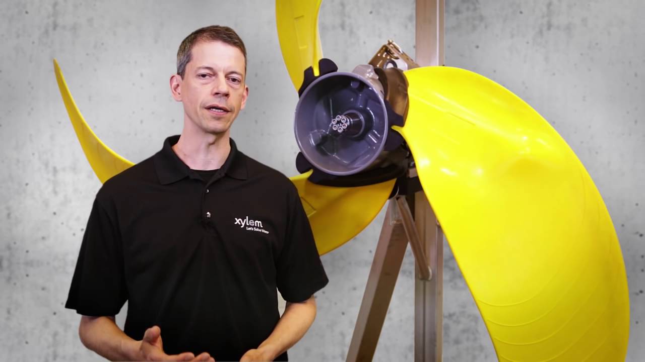 Flygt 4320 low speed mixer