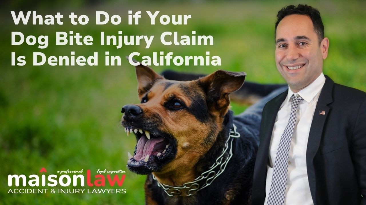 What to do if Your Dog Bite Injury Claim is Denied in California?