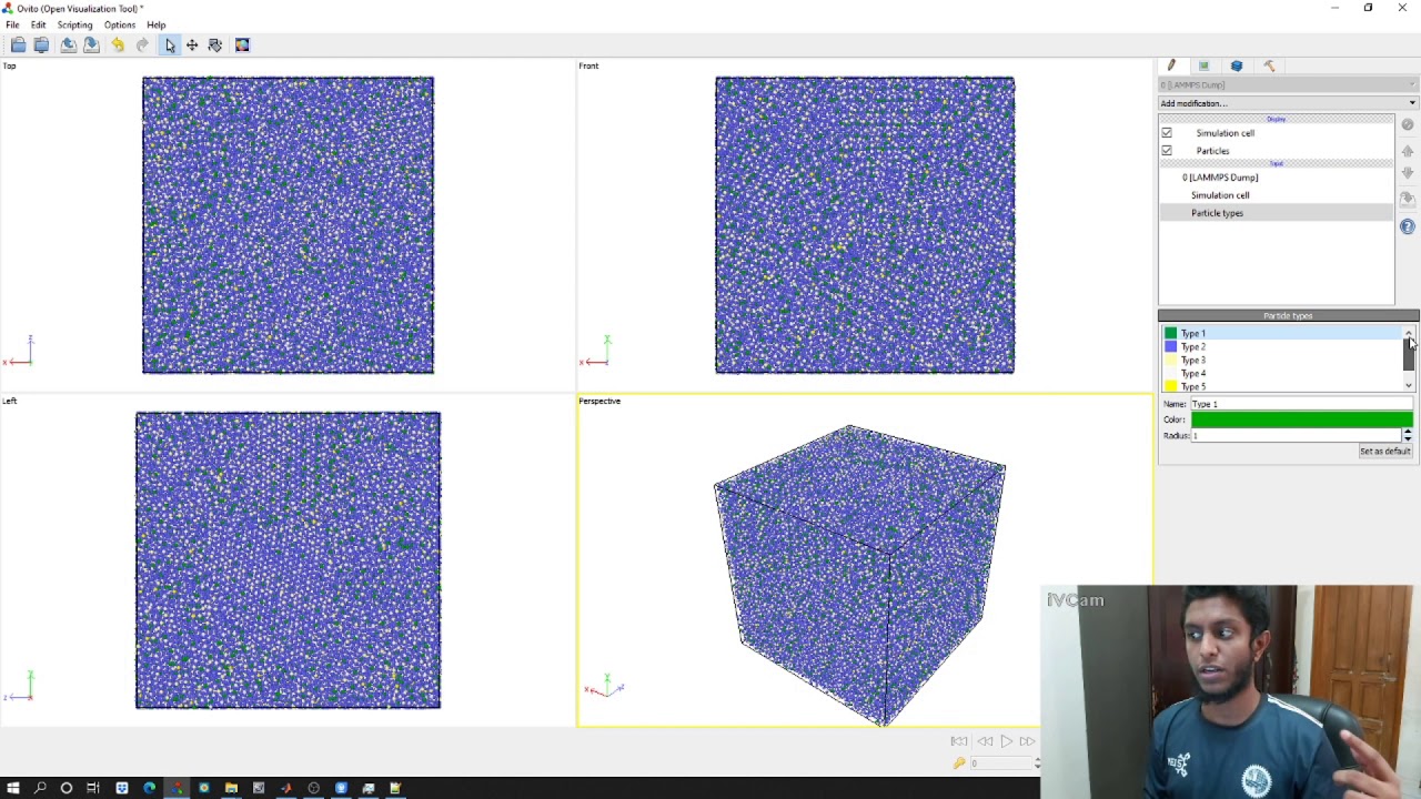 How to Calculate MSD and Diffusion coefficient from LAMMPS DUMP file.