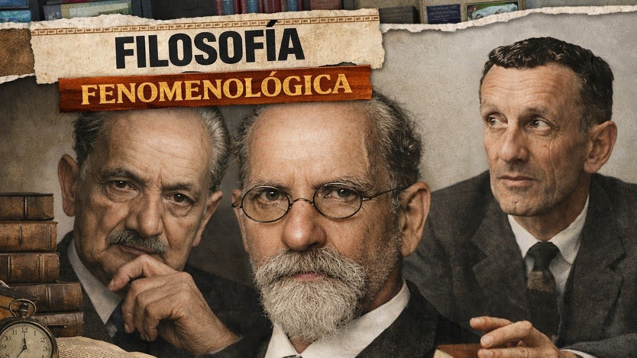 Documental 2025: Filosofía Fenomenológica - Edmund Husserl, Martin Heidegger y Maurice Merleau Ponty
