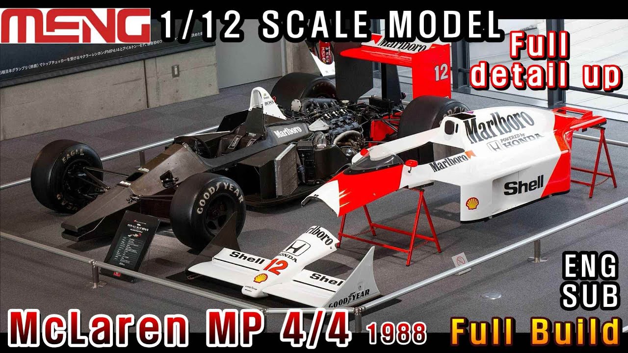 [MENG] 1/12 ScaleModel McLaren MP4/4 1988 Full Build