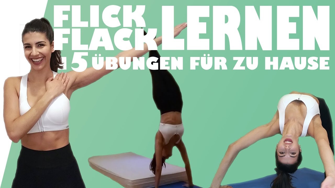 Flick Flack Lernen - 4 einfache Übungen zum Flick Flack Alleine üben  [Flick Flack Tutorial]