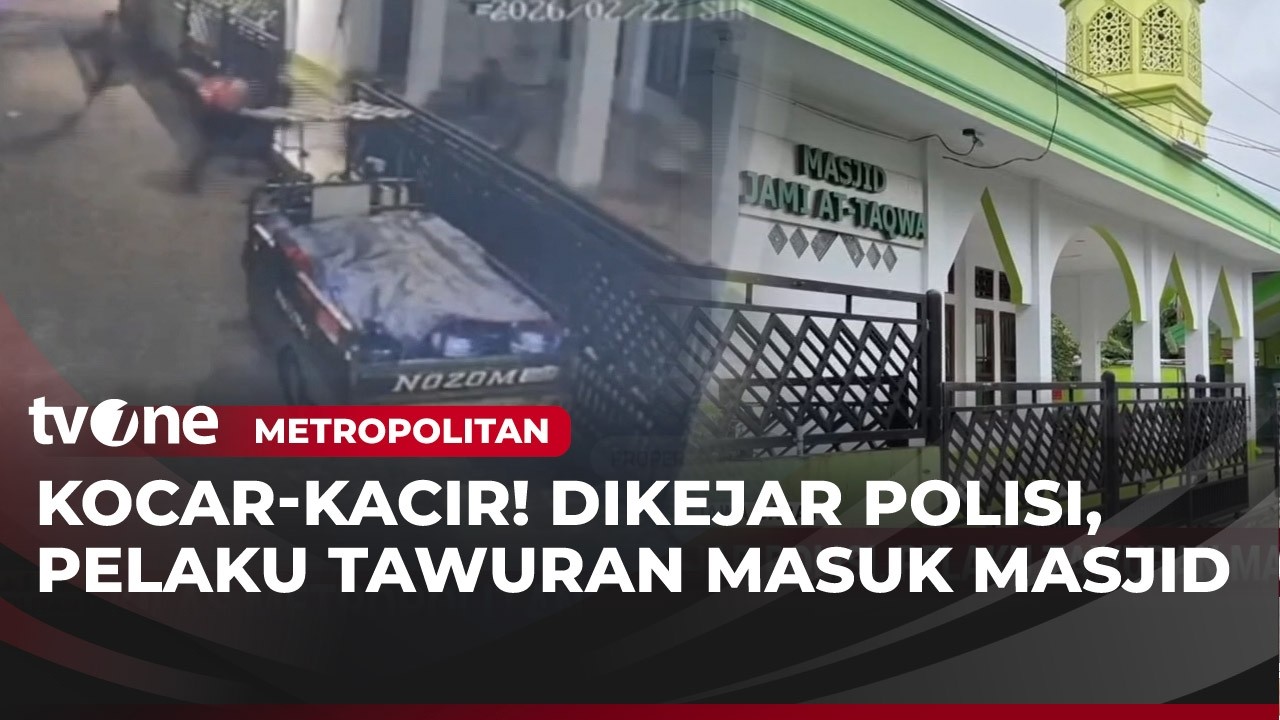 Kilas Metropolitan: Dikejar Polisi, Pelaku Tawuran Masuk Masjid | tvOne