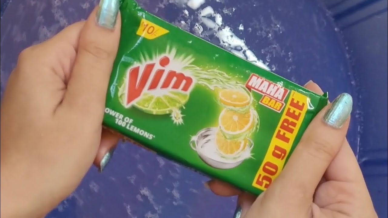 Vim bar soap 🧼 👌🏻 washing lathering foam 