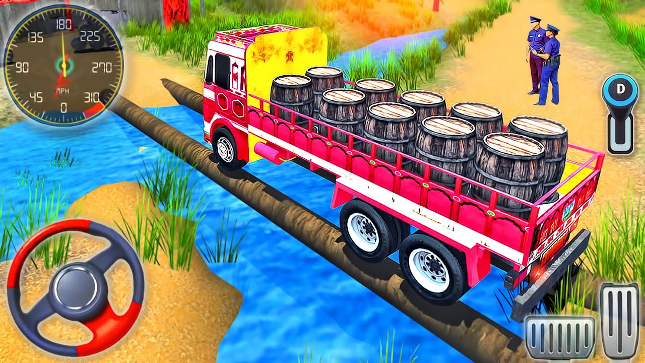 Indian Cargo Truck Driver Simulator - Offroad Transporter Truck Driving - Android GamePlay