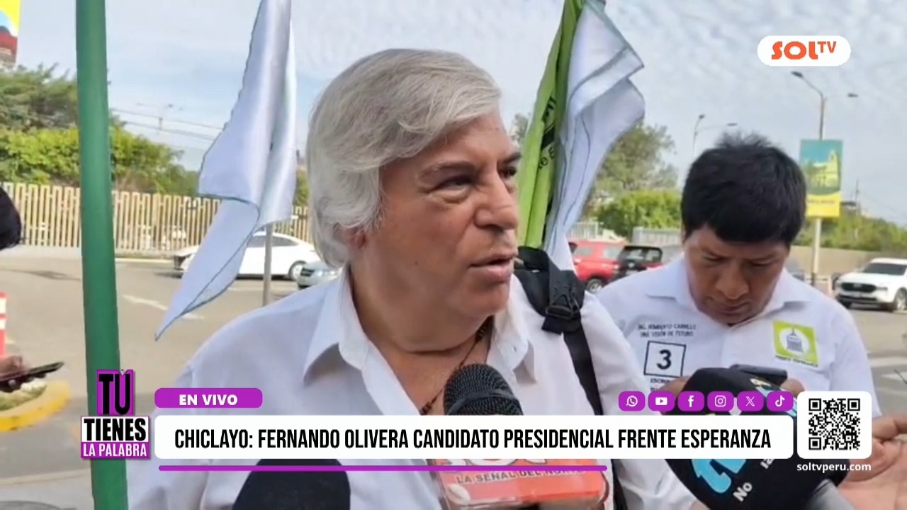 Chiclayo: Fernando Olivera desconoce a Balcázar como presidente
