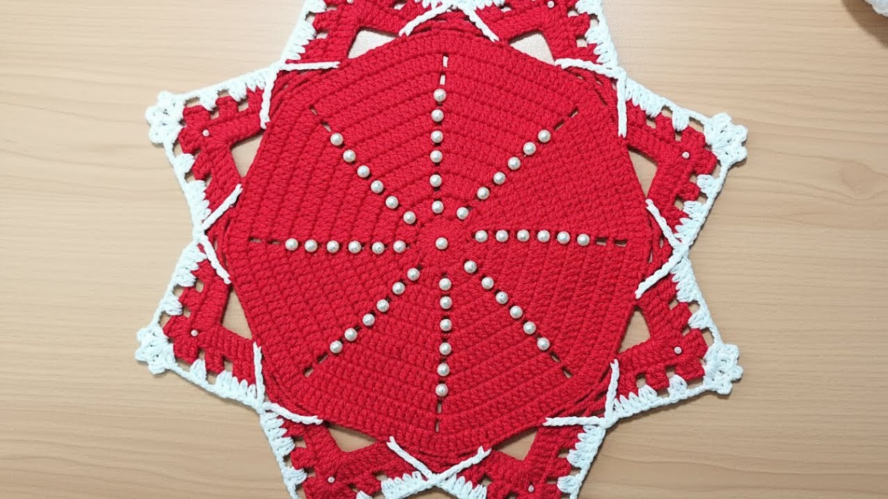 🌸 SIMPLE & BEAUTIFUL Crochet Doily | Easy Crochet Pattern for Beginners | Lesson 398