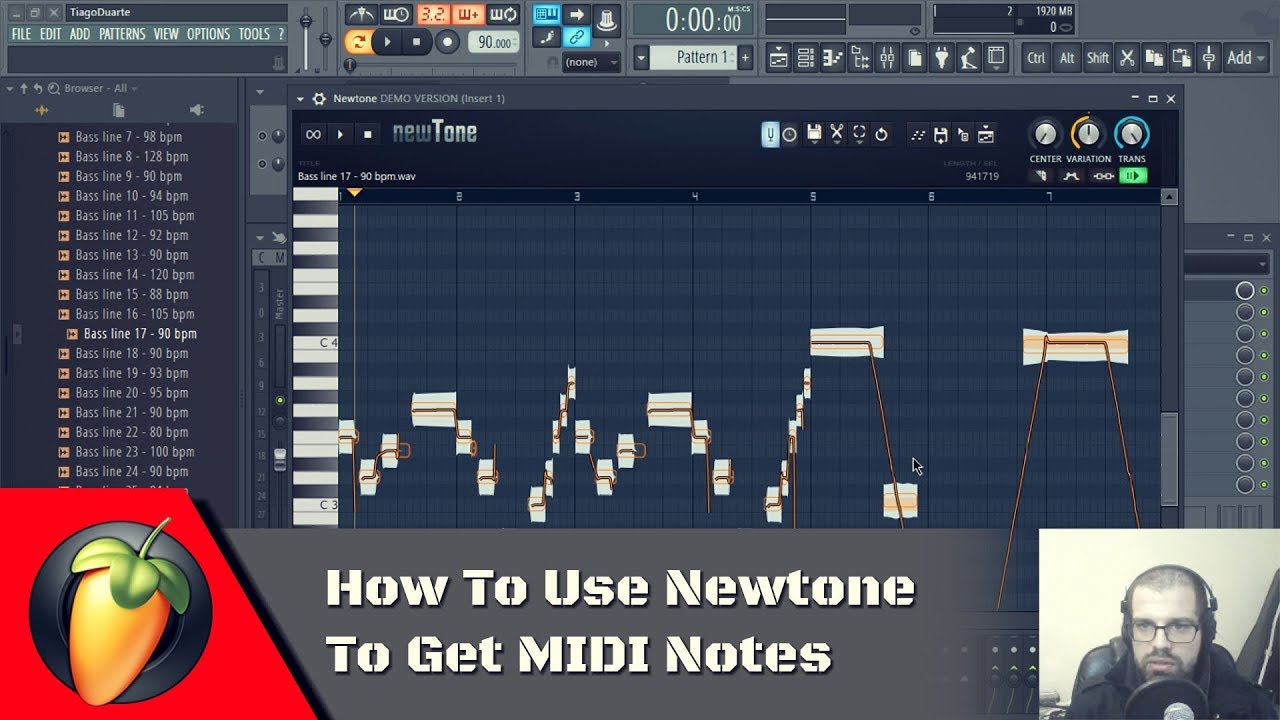 Как использовать Newtone для получения MIDI-нот | Учебное пособие по FL Studio