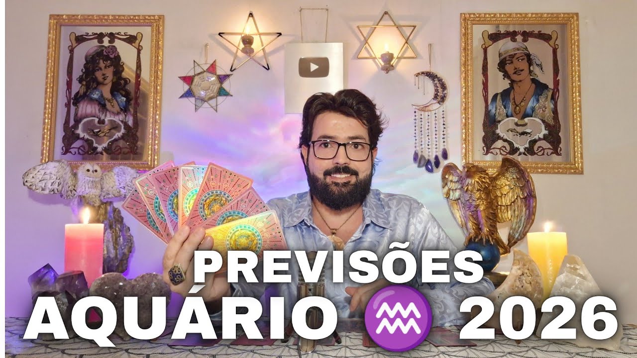 AQUÁRIO ♒ PREVISÕES 2026: MANDALA ASTROLÓGICA!