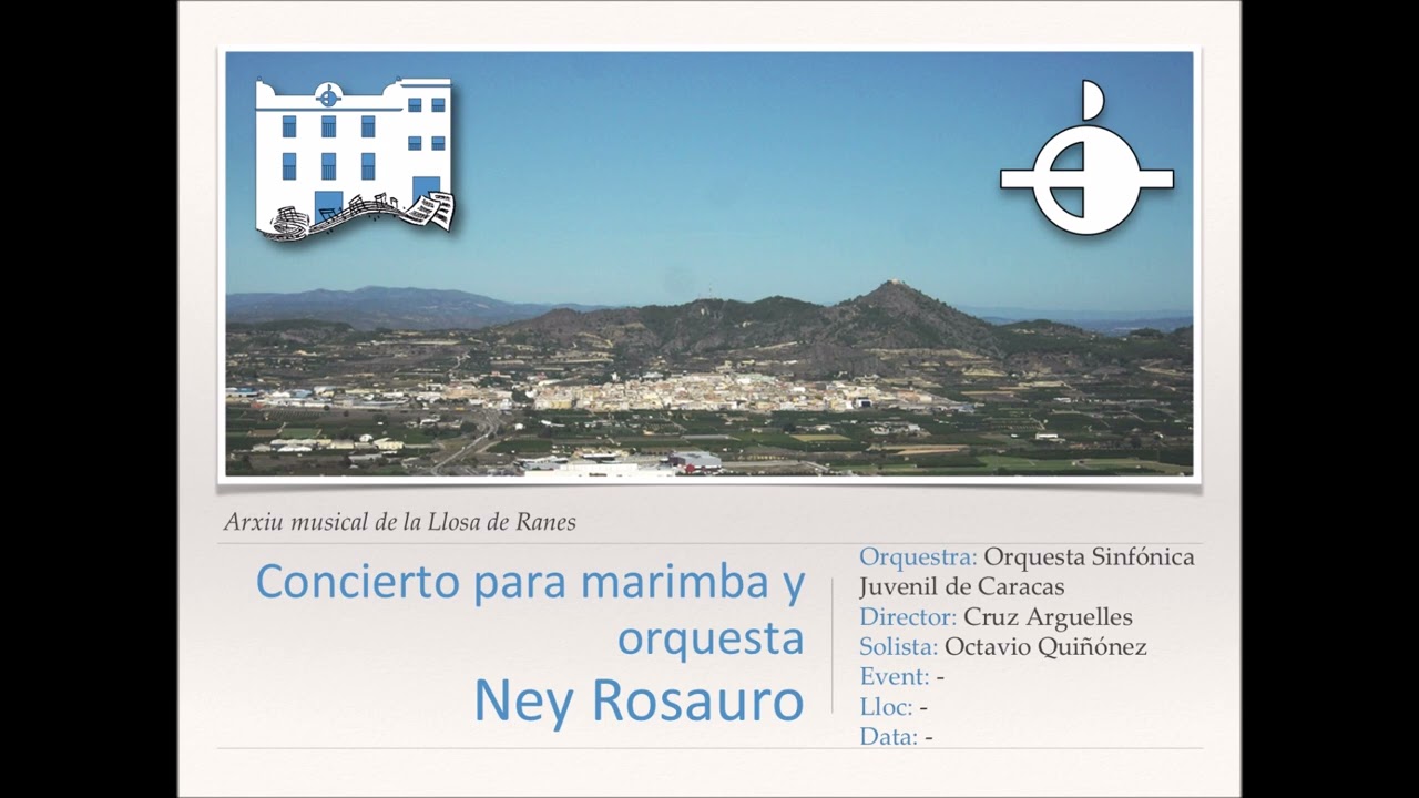 Concierto para marimba y orquesta nº1 - N.Rosauro [Versión original]