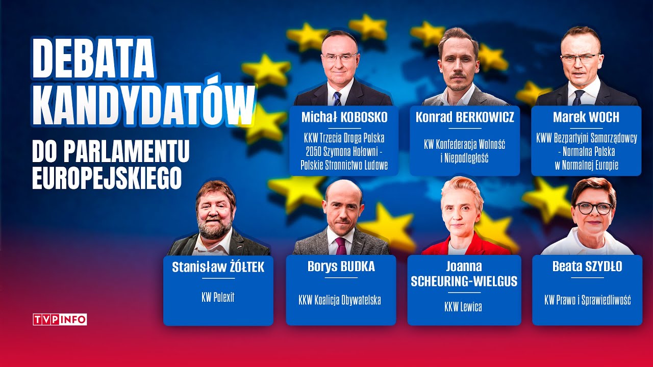 Debata kandydat&oacute;w do Parlamentu Europejskiego | TVP INFO