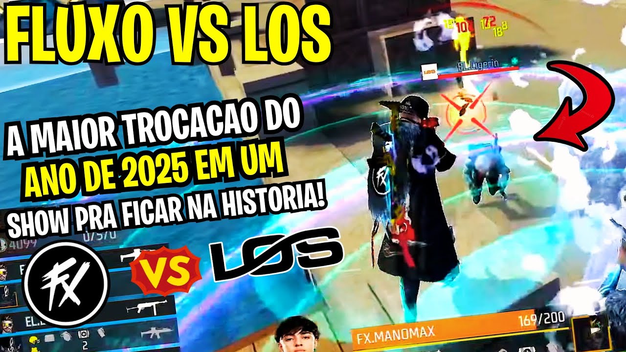 EPICOOO FLUXO VS LOS GRANDES EM TROCACAO HISTORICA NA RECOPA FAVELA GAMING!