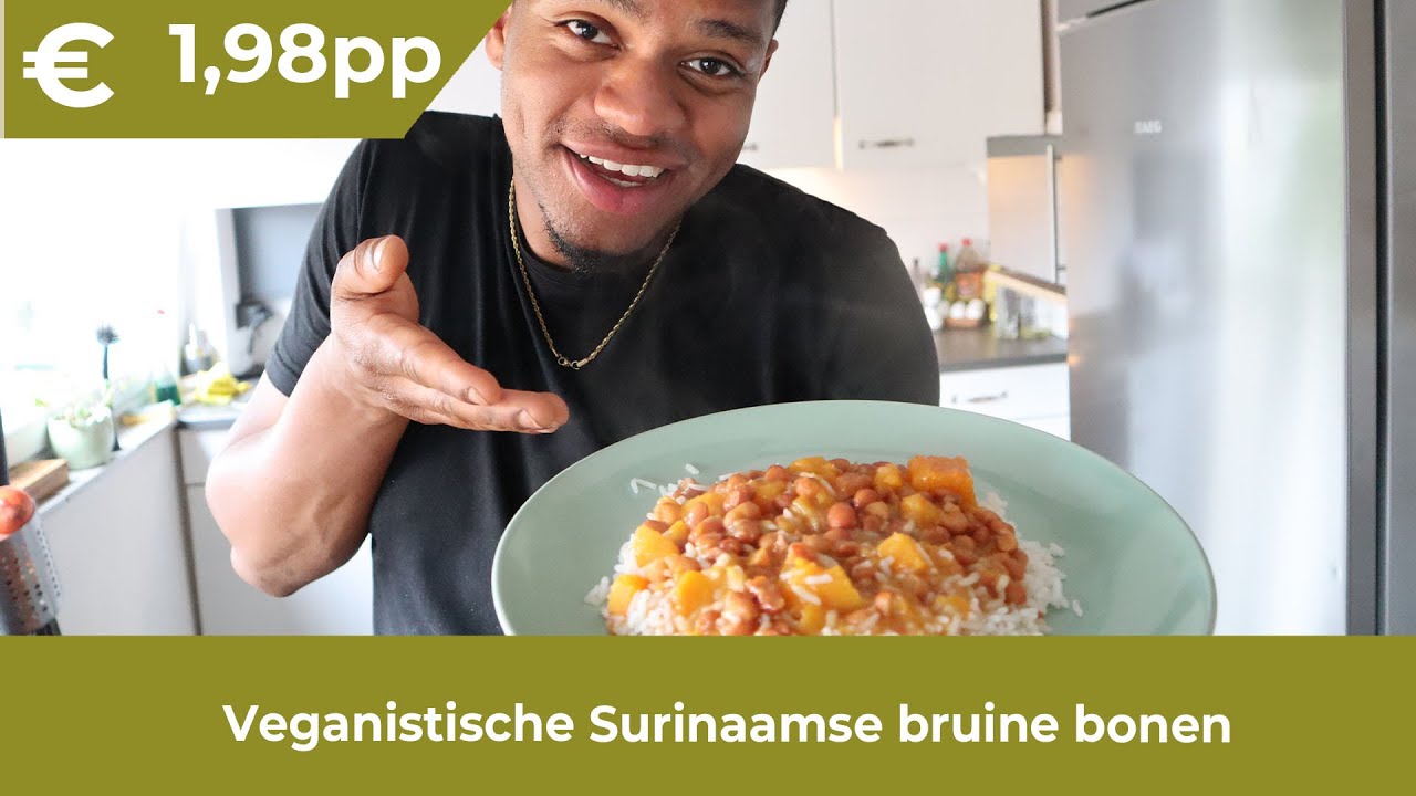 Donnie Dinsdag | Veganistische Surinaamse bruine bonen | Budget koken