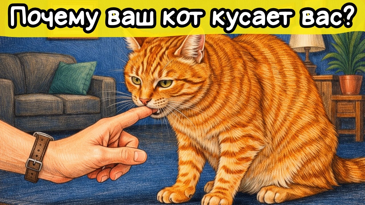 Ваш кот кусает вас? Причина может быть в вас! Узнайте, как это предотвратить