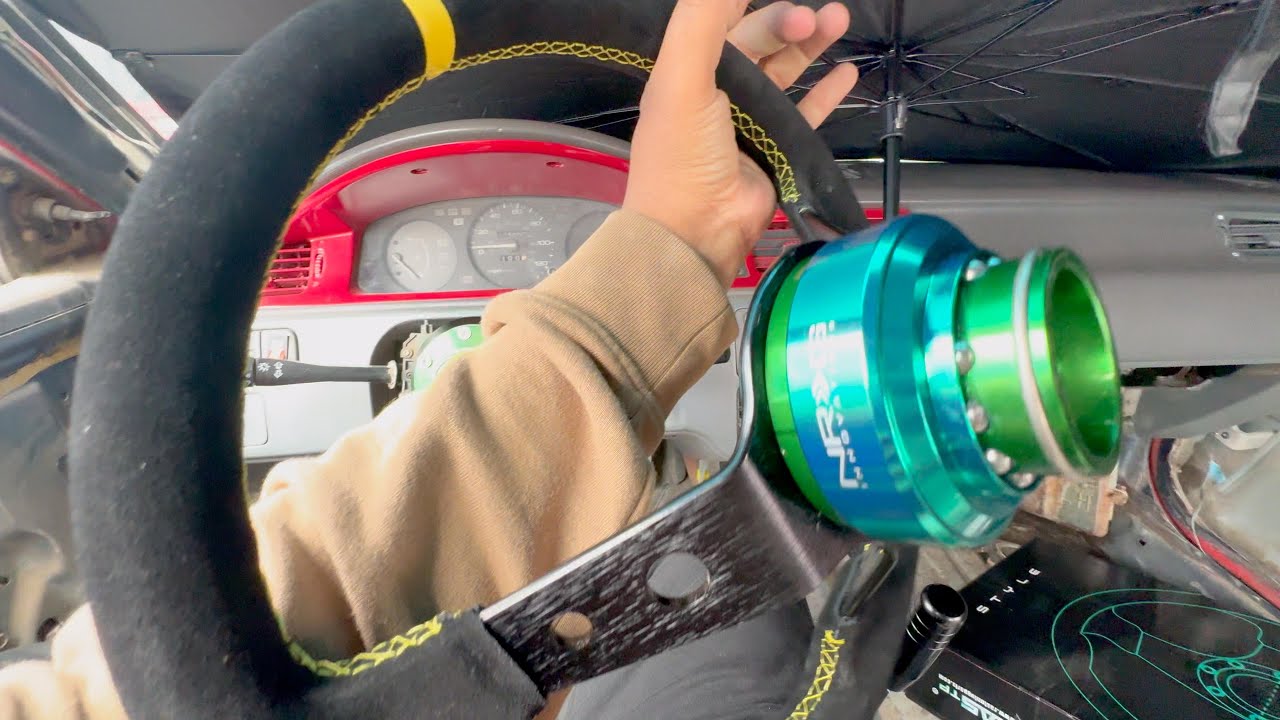 Volante Deportivo Quick Release❗️Honda Civic 🟢 De La Calle Al Circuito🏁 🚗