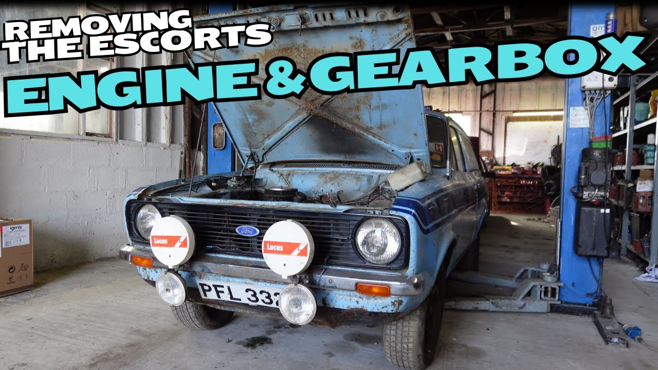 REMOVING THE ENGINE AND GEARBOX FROM THE MK2 ESCORT ESTATE