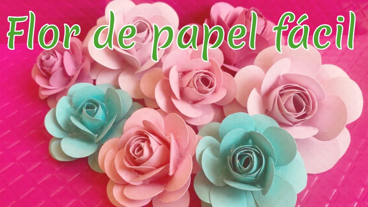 Flor de Papel - Passo a Passo​⁠​⁠