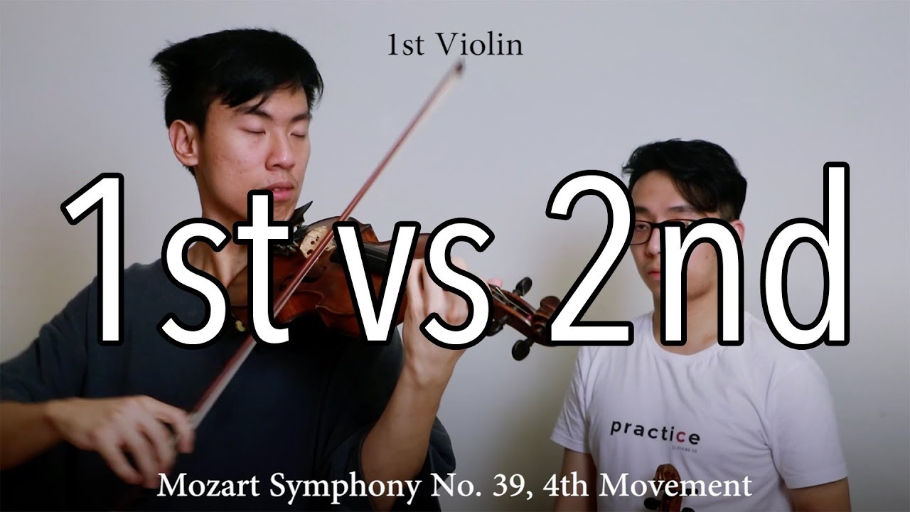 1st Violin vs 2nd Violin